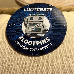 Disney lootcrate lanyard Robotic pin NWT